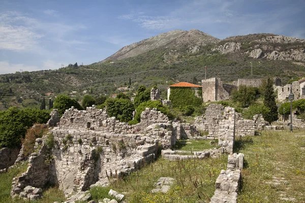 Ruinerna av gamla Bar, Montenegro — Stockfoto