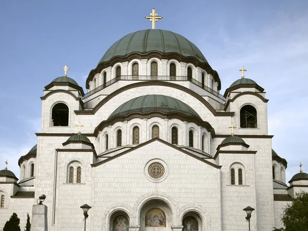 Церква Святого Сави в місті Белград — стокове фото