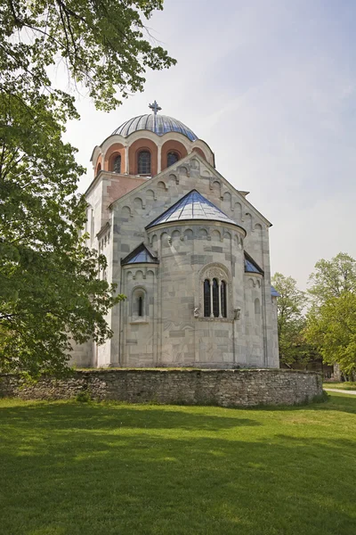 버진의 Studenica 교회 수도원 — 스톡 사진