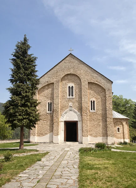 Virgens igreja do mosteiro de Studenica — Fotografia de Stock