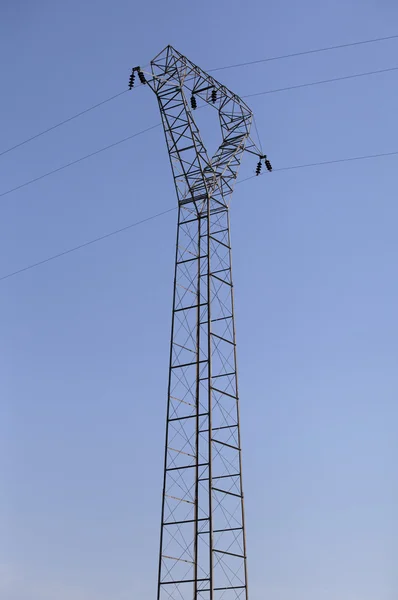 Power transmission pole — Stockfoto