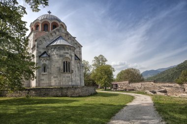 Virgins church of Studenica monastery clipart