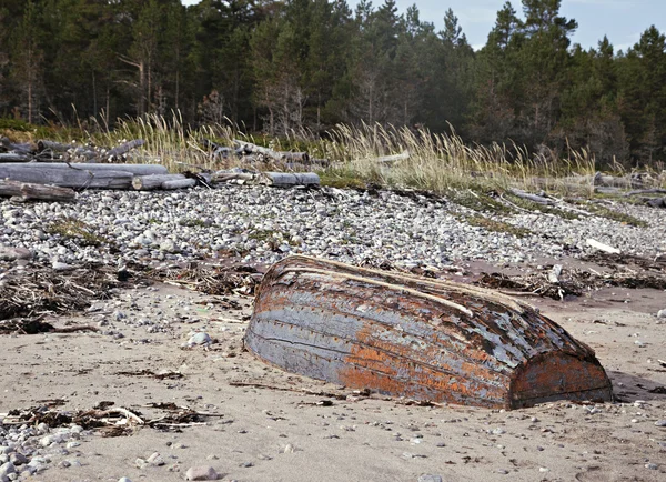 Old abandoned boat — Stock Photo, Image