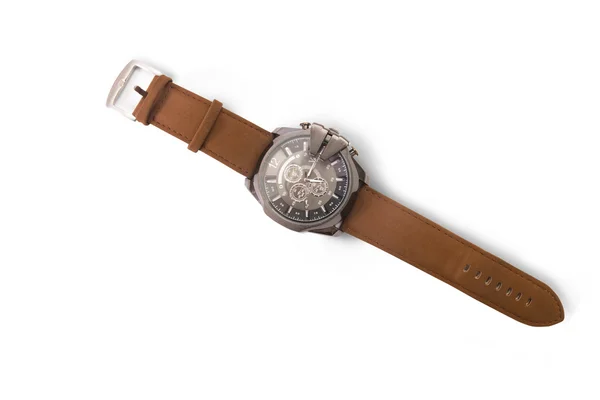 Męski zegarek na białym tle — Zdjęcie stockowe