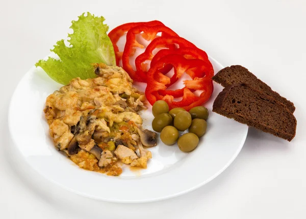 Chicken goulash — Stock Photo, Image