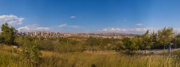 Pohled na město Jerevan — Stock fotografie