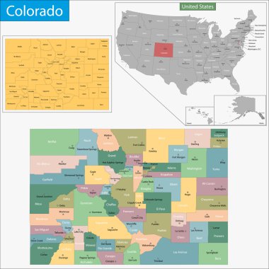Colorado harita