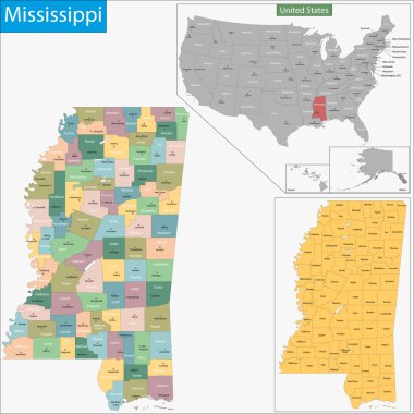 Mississippi harita