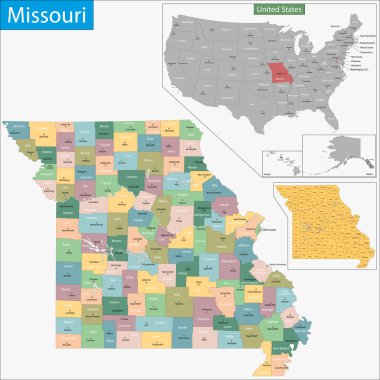Missouri harita