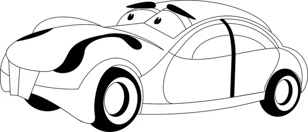 Coche de dibujos animados — Vector de stock