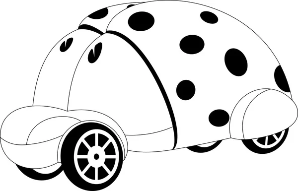 Coche de dibujos animados — Vector de stock