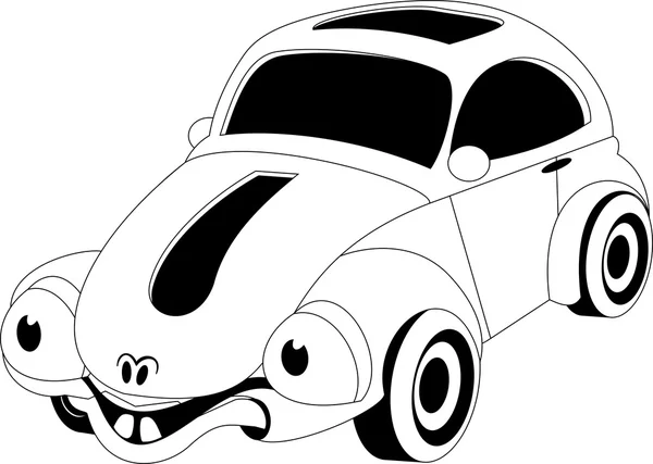 Carro dos desenhos animados —  Vetores de Stock