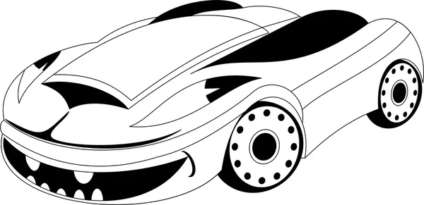 Carro dos desenhos animados —  Vetores de Stock