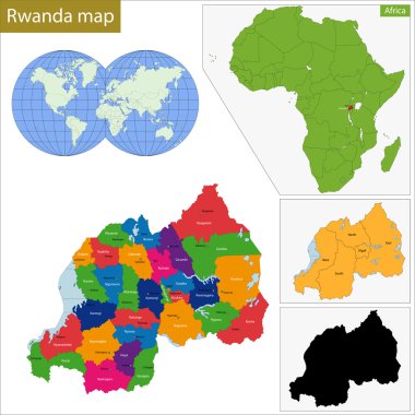 Ruanda Haritası
