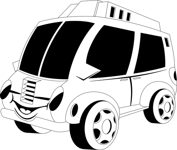Cartoon auto — Stockvector