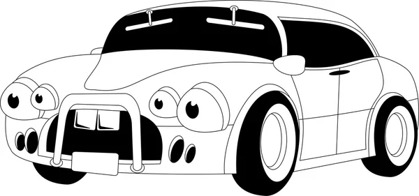 Carro dos desenhos animados —  Vetores de Stock