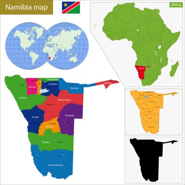 Namibya Haritası