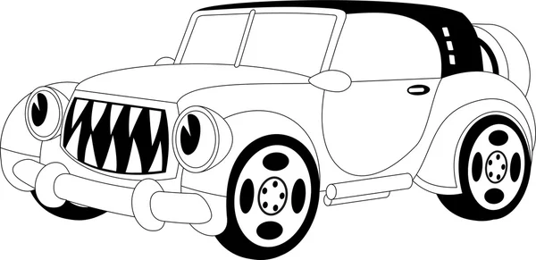 Coche de dibujos animados — Vector de stock