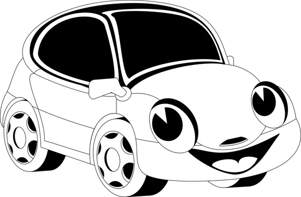 Coche de dibujos animados — Vector de stock