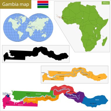 Gambiya Haritası