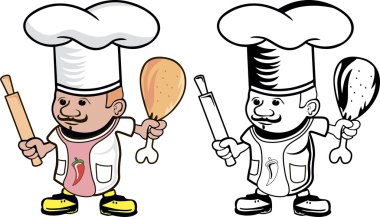 Chef cook vector