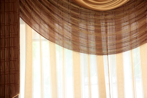 Details of brown curtain