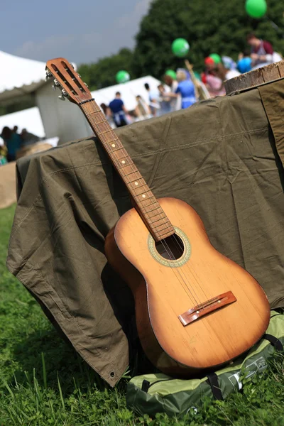 Guitarra en el parque — Foto de Stock