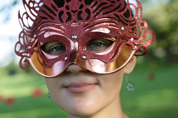 Woman on festival — Stock Photo, Image