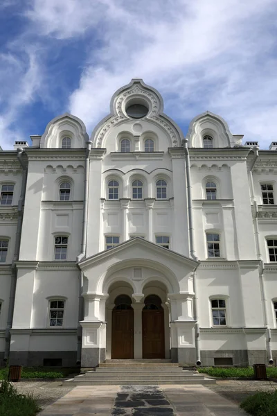 Edificio Piedra Blanca Monasterio Valaam Rusia — Foto de Stock