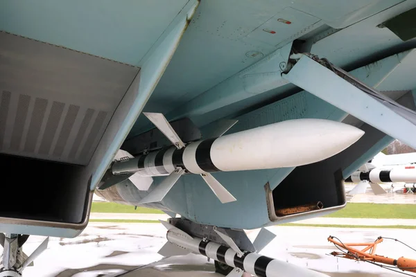 ロシア第四世代超音速戦闘機フランカー Bミサイルの詳細 — ストック写真
