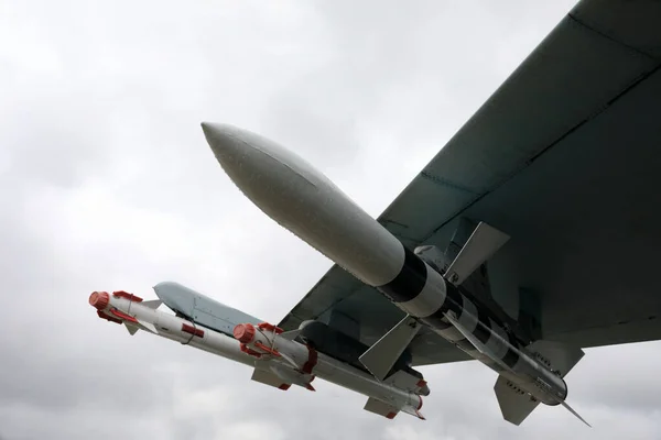 Pociski Myśliwca Naddźwiękowego Czwartej Generacji Flanker Rosja — Zdjęcie stockowe