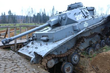 Yok edilen Wehrmacht tankının ayrıntıları