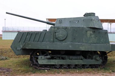 Sovyetlerin doğaçlama hafif tank görüntüsü.