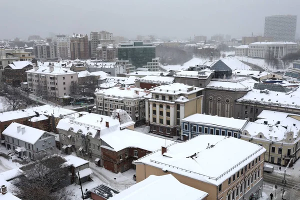 Казанское Небо Зимой России — стоковое фото