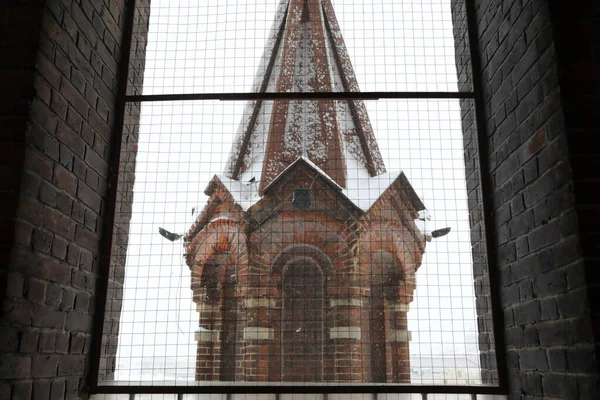 Campanario Catedral Epifanía Kazán Rusia — Foto de Stock