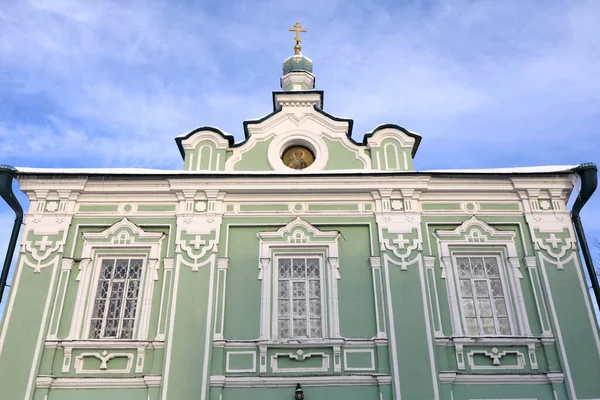 Rusya Nın Kazan Kentindeki Nikolsky Katedralinin Manzarası — Stok fotoğraf