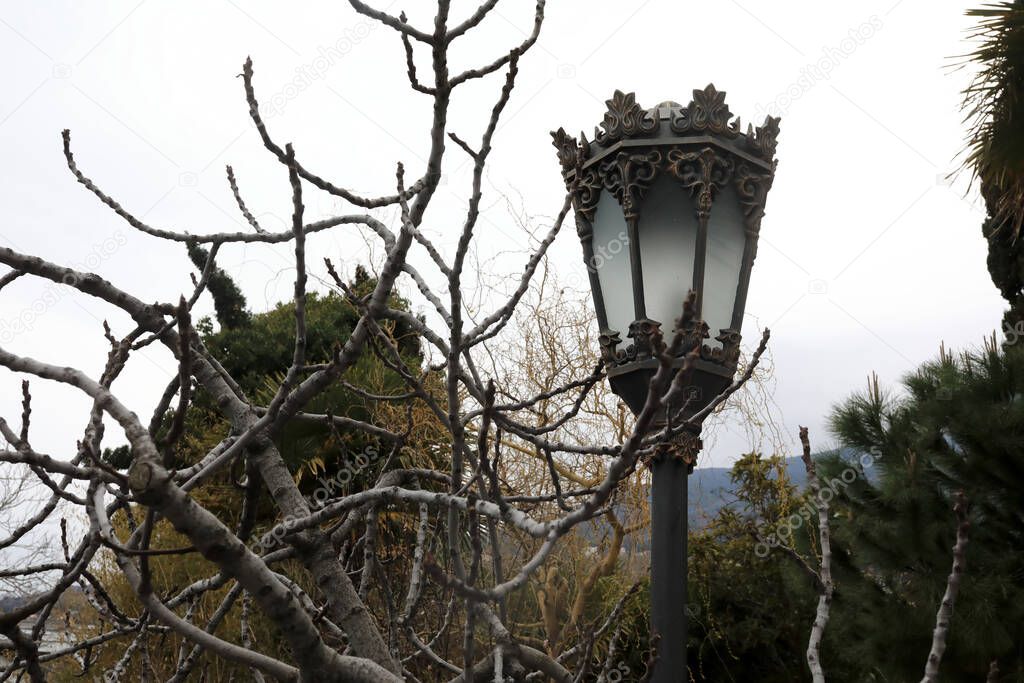 Old lantern at Chekhov's dacha, Gurzuf, Crimea