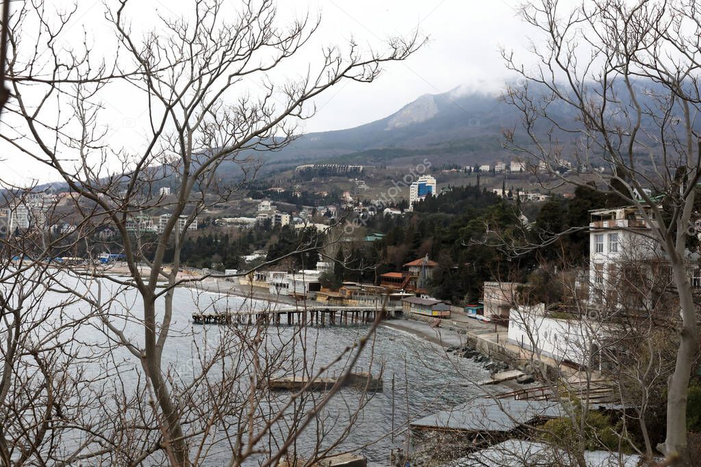 View of Gurzuf from Chekhov's dacha, Crimea
