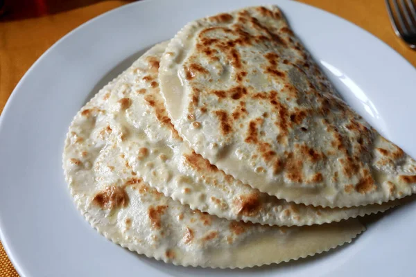 Pasteten Auf Trockener Pfanne Yantyk Türkischem Restaurant — Stockfoto