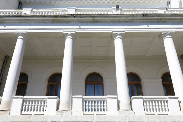 Blick Auf Den Balkon Des Livadia Palastes Krim — Stockfoto
