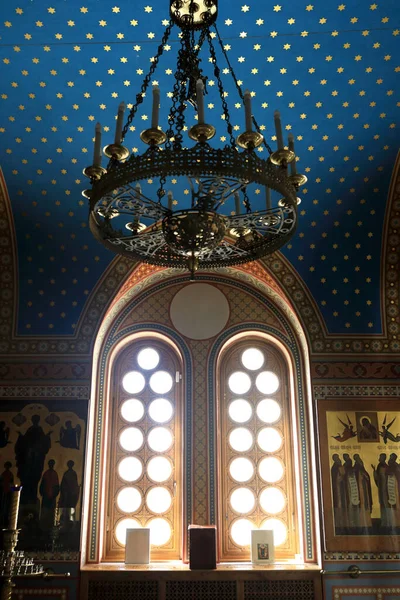 Intérieur Église Sainte Croix Livadia Crimée — Photo