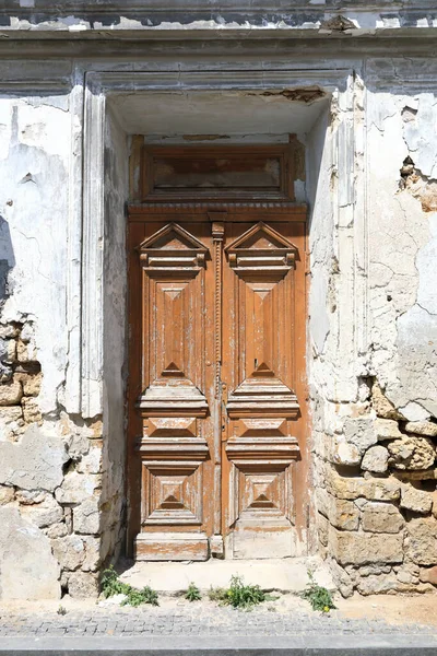 Wooden Door Small Jerusalem Old City Yevpatoria Crimea — Stock Photo, Image
