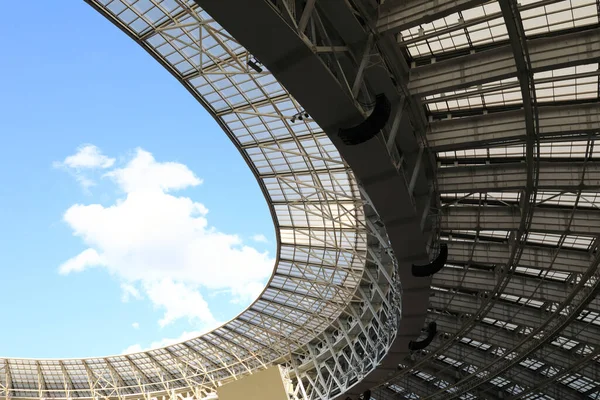 Летом Крыше Футбольного Стадиона — стоковое фото