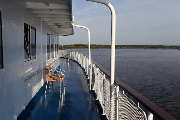 Exterior of the ship cabins — Stock Photo, Image