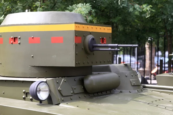 Details of turret of the tank — Stock Photo, Image