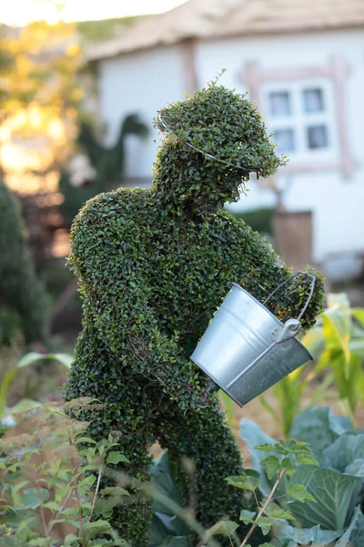 Botanical garden sculpture — Stock Photo, Image