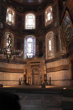 Ayasofya'nın mihrap ayrıntılarını