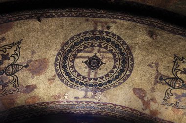 Ayasofya'nın duvarına dekorasyon