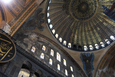 Ayasofya'nın kubbe görünümü