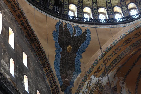 Podrobnosti o kopule muzeum Hagia Sophia — Stock fotografie